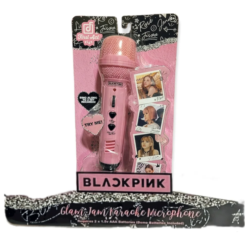 Jazwares | Toys | Black Pink Karaoke Jazwares First Act Glam Jam Play  Microphone Htf Rare Kpop | Poshmark